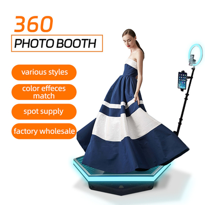 машина Selfie видео- Photobooth будочки фото автоматические 360 RGB радиотелеграфа 100cm вращая