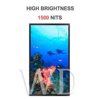 дисплей LCD высокой яркости Nits 1920x1080 1500, LCD рекламируя оборудование