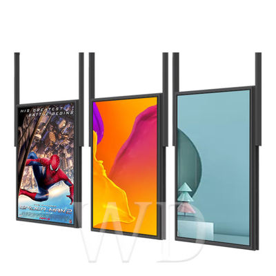 Двойной экран рекламы стороны 85mm 1080P LCD, цифров рекламируя экраны дисплея
