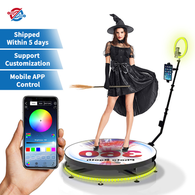 Медленное движение Selfie Video Spin Автоматическая фотобудка Portable 360 ​​Photo Booth Machine