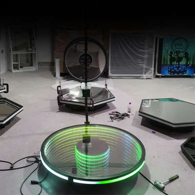 Беспроводные будочка 115cm фото контроля 360 вращая со светом RGB кольца