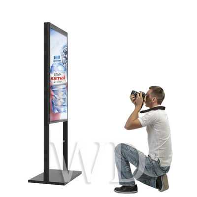 ² длины 2500cd/M стойки пола регулируемое рекламируя экраны дисплея киоска двойные