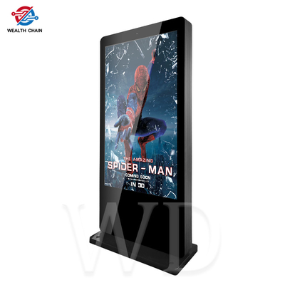 Тонкое 65&quot; стойка дисплея полиэкрана на открытом воздухе Signage LCD цифров умная свободная Rustproof