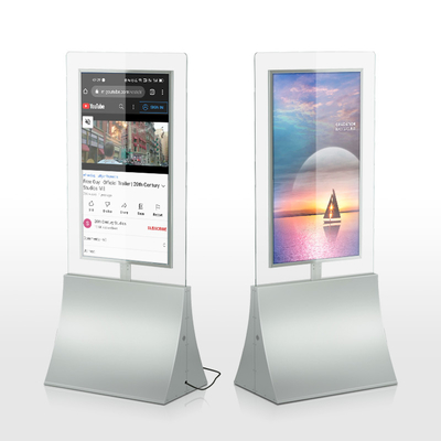 экран LCD 2.5cm толстый двойной рекламируя дисплей для банка ультра тонкого
